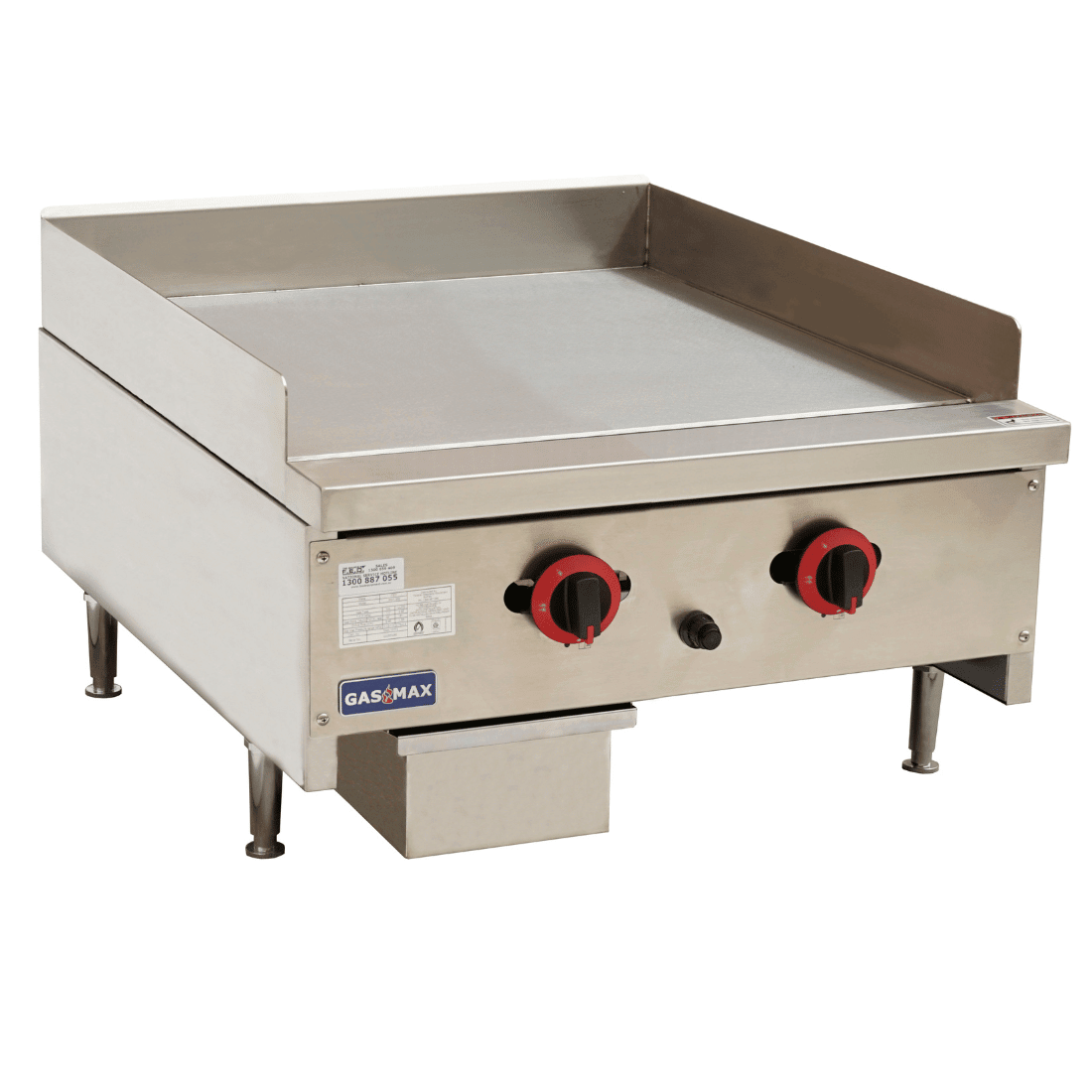 Gasmax Two burner griddle LPG RGT - 24ELPG - Whisk Hospitality - RGT-24ELPG