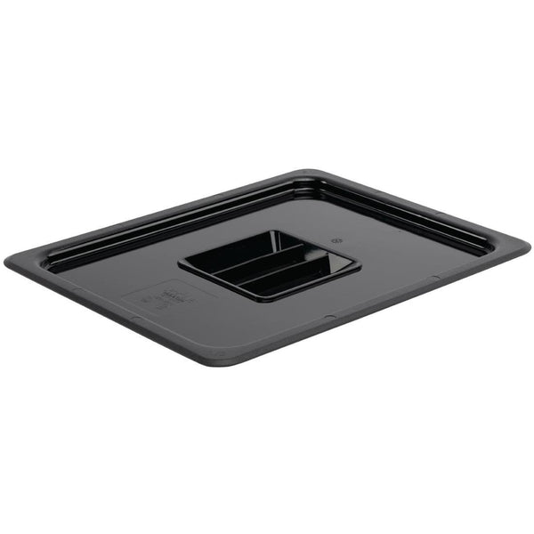 Vogue Black Polycarbonate Lid - GN 1/2 U475 - Whisk Hospitality - U475