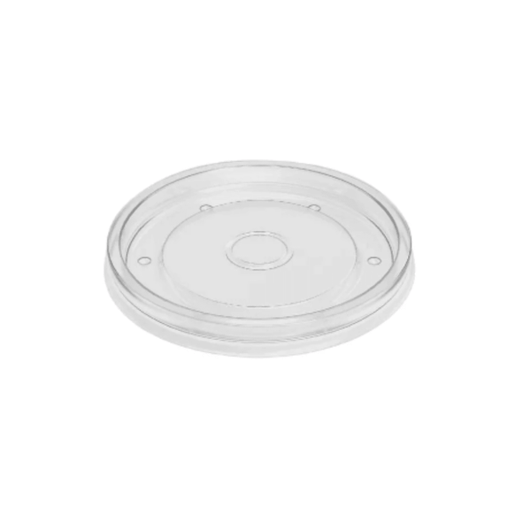 PakMax 96mm PP Lid Fit for 8/12/16oz Paper Deli Container DELI-96-PP-LID - Whisk Hospitality - DELI-96-PP-LID