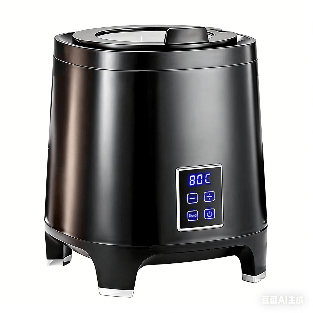 Electric Korean-Style Soup Warmer - Black - 10L - Whisk Hospitality - 492540