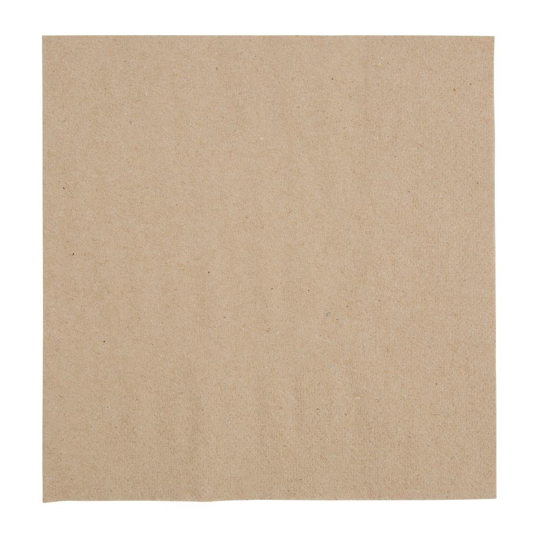 Fiesta Recyclable 33cm 2 ply 4 Fold Recycled Kraft Lunch Napkin (Pack 2000) FE226 - Whisk Hospitality - FE226