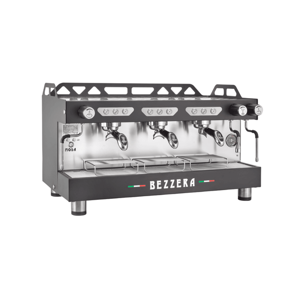 BEZZERA MODA DE 3 Group Espresso Machine Black MODADE3B - Whisk Hospitality - MODADE3B