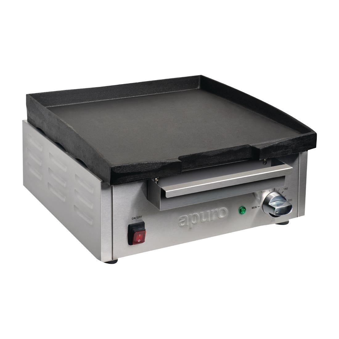 Apuro Counter Top Electric Griddle - 380x385mm DC901 - A - Whisk Hospitality - DC901-A