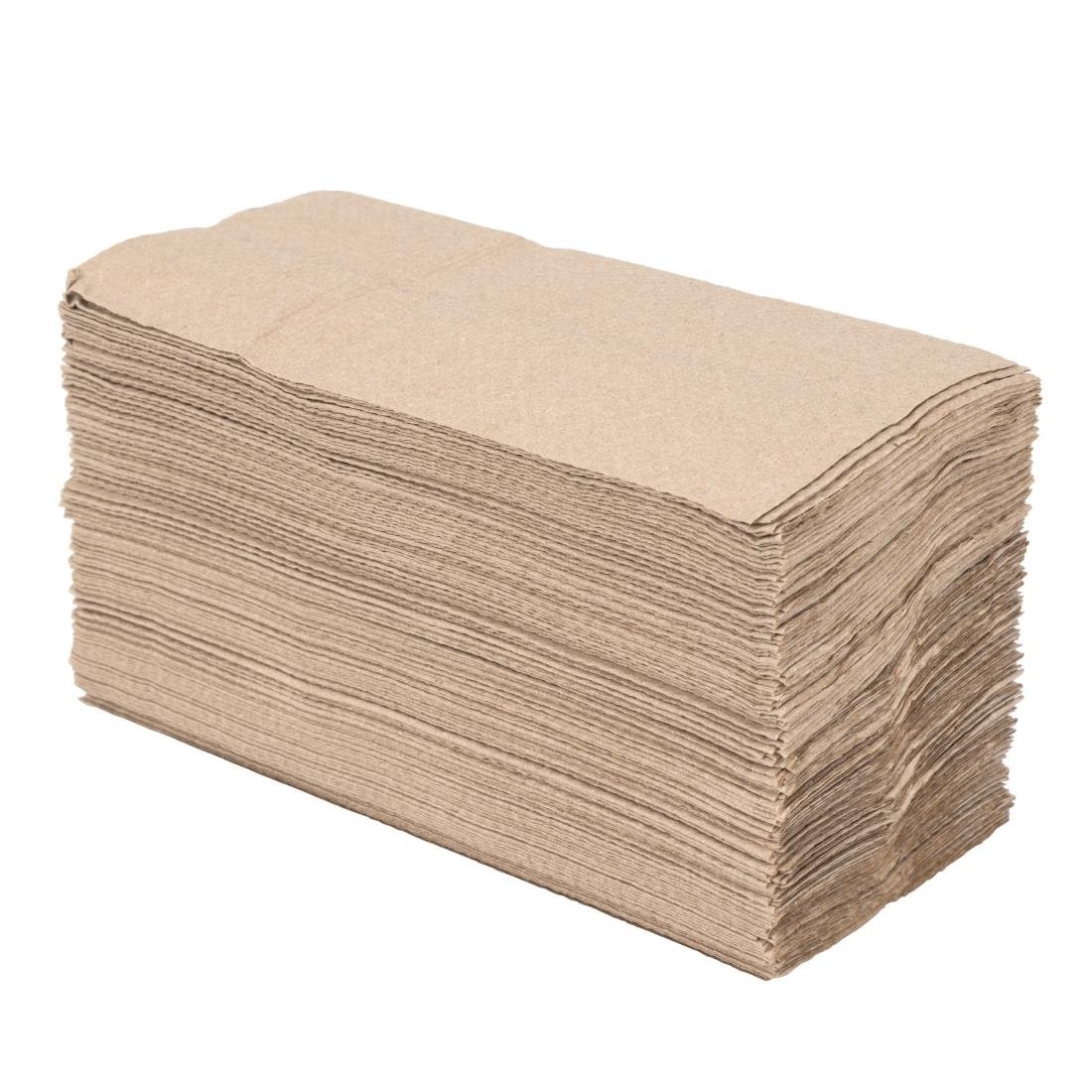 Jantex Green 100% Recycled C Fold Hand Towels 2ply (Pack 2250) HX936 - Whisk Hospitality - HX936