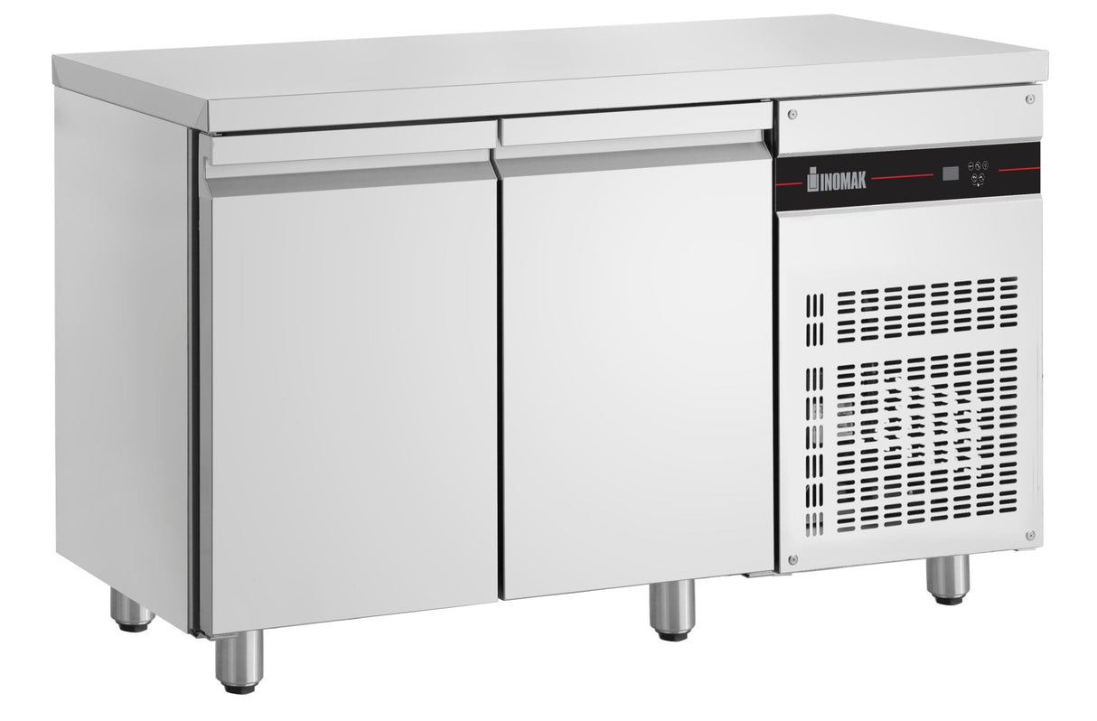 Inomak Stainless Steel Undercounter Fridge 1345mm UBI7134 - Whisk Hospitality - UBI7134