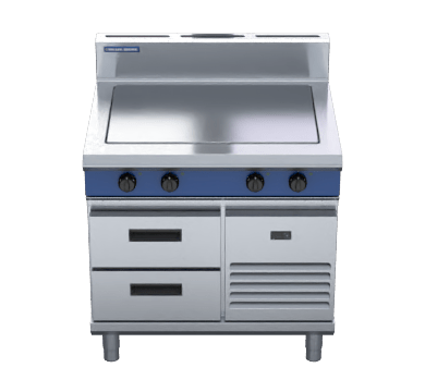 Blue Seal Evolution Series E57 Rb 900Mm Electric Solid Top Refrigerated Base - Whisk Hospitality - E57-RB