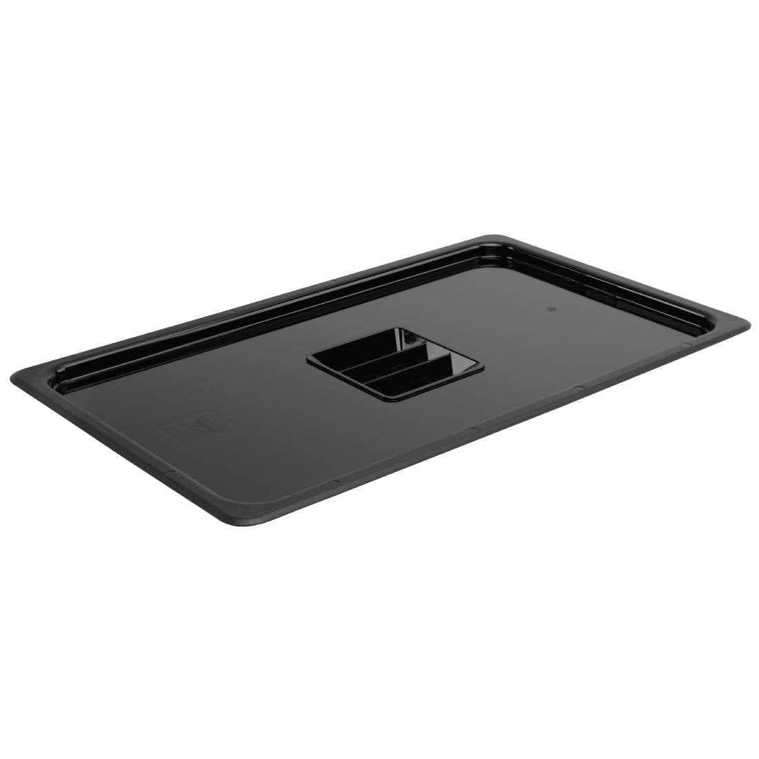 Vogue Black Polycarbonate Lid - GN 1/1 U474 - Whisk Hospitality - U474