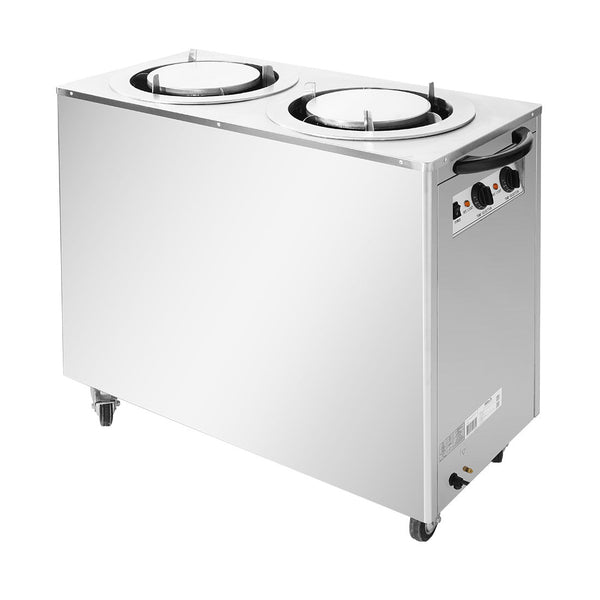 DR-2E Double Mobile Plate Lowerator - Whisk Hospitality - DR-2E