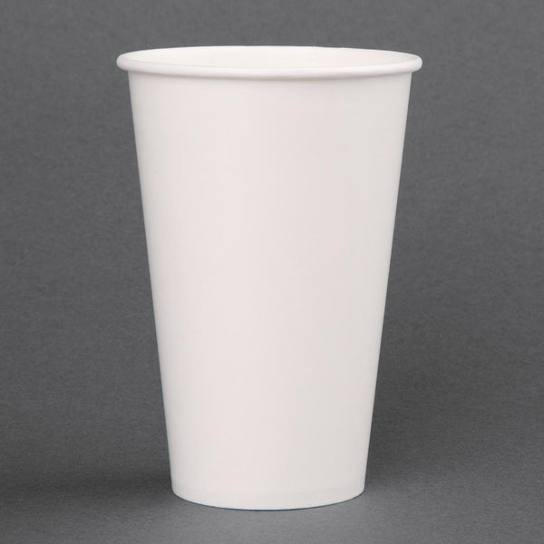 Fiesta Recyclable Cold Cup Single Wall White 80mm 225ml (Pack 1000) FP780 - Whisk Hospitality - FP780