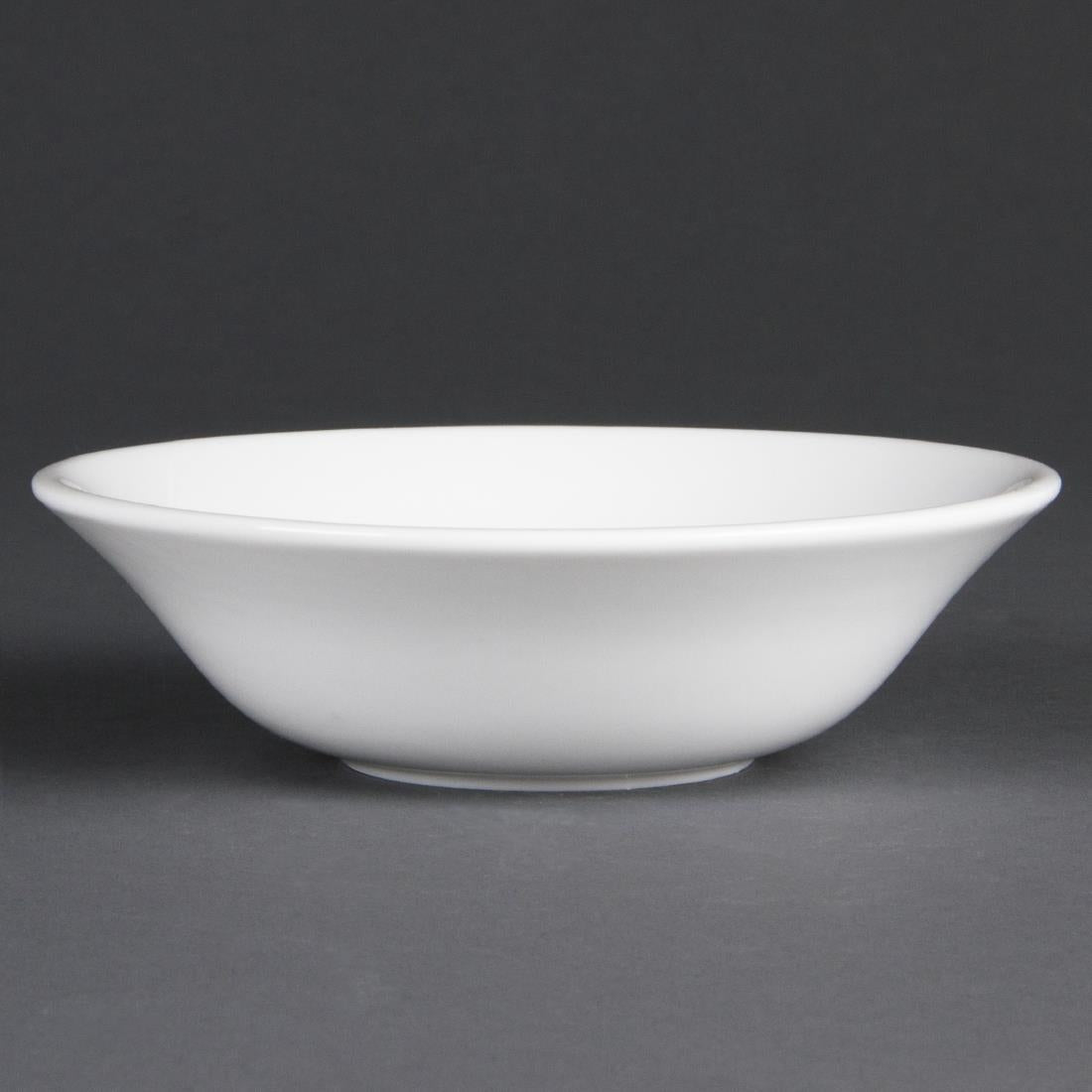 Olympia Whiteware Oatmeal Bowl - 15cm 6" (Box 12) CB475 - Whisk Hospitality - CB475
