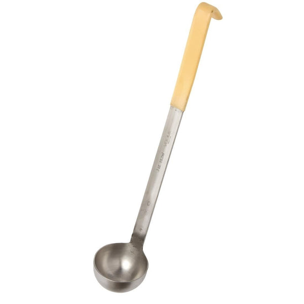 Vogue Heavy Duty Ladle Ivory St/St - 90ml 3fl oz CD146 - Whisk Hospitality - CD146