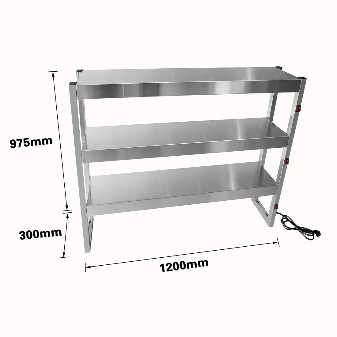 Benchstar Commercial Food Warmer with 9 Lamps – FW9L - 123 - Whisk Hospitality - FW9L-123