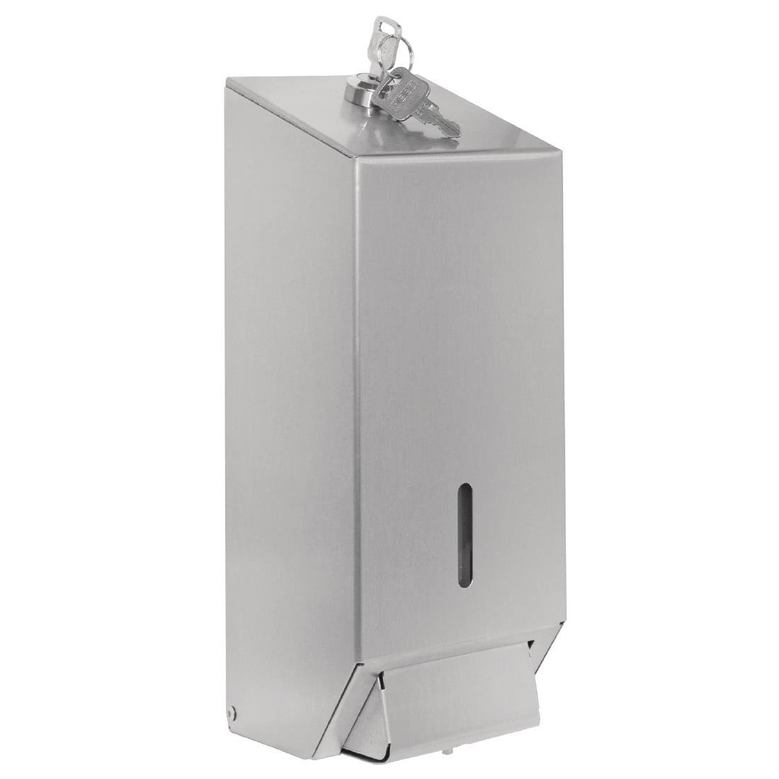 Jantex Stainless Liquid Soap Dispenser Satin Finish St/St 304 GJ034 - Whisk Hospitality - GJ034