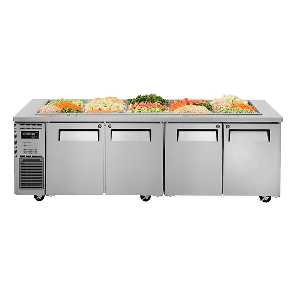 Turbo Air 4 Door Salad Prep Fridge 2400mm KSR24-4 - Whisk Hospitality - KSR24-4