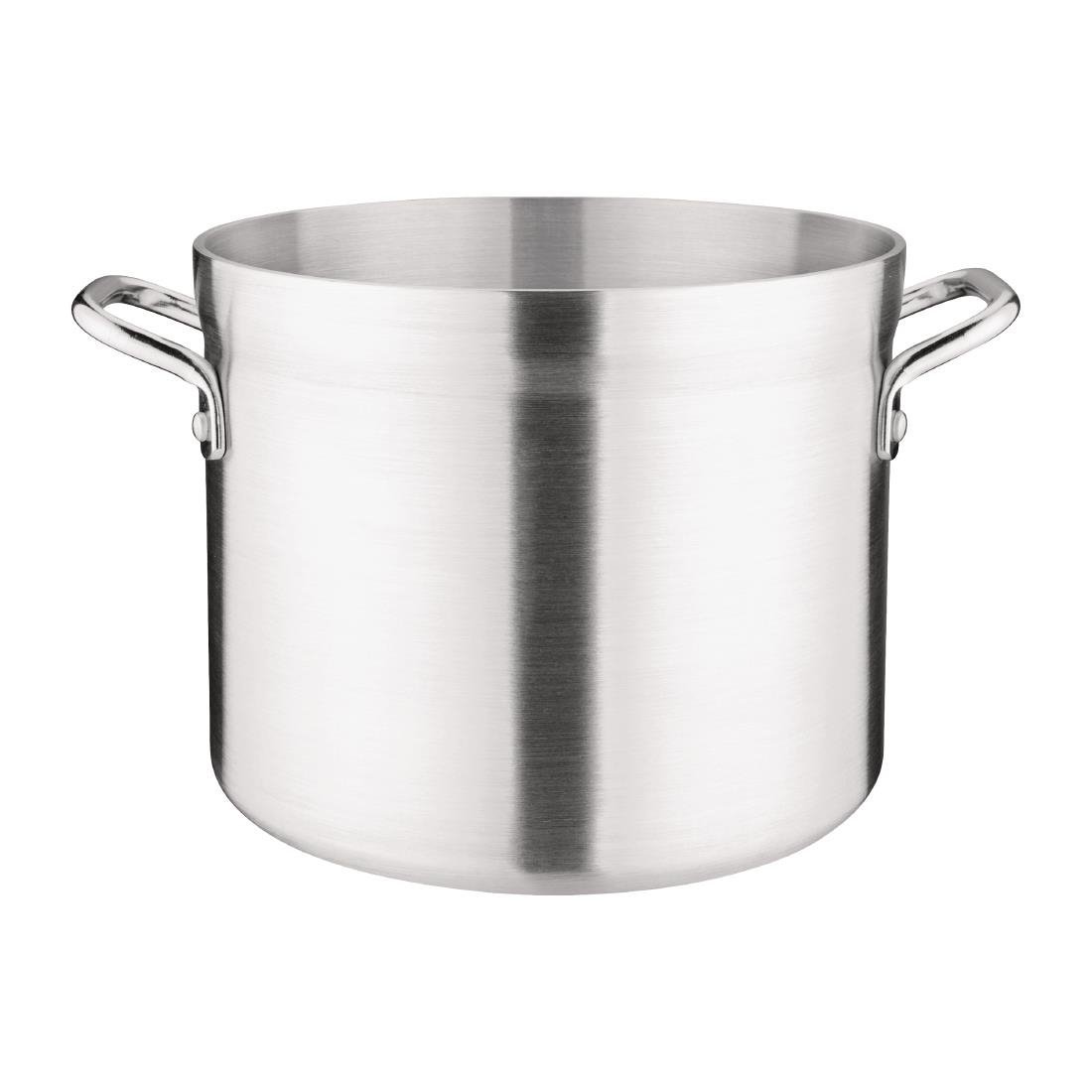 Vogue Deep Boiling Pot Aluminium - 254mm 11 1/3Ltr 384fl oz S349 - Whisk Hospitality - S349