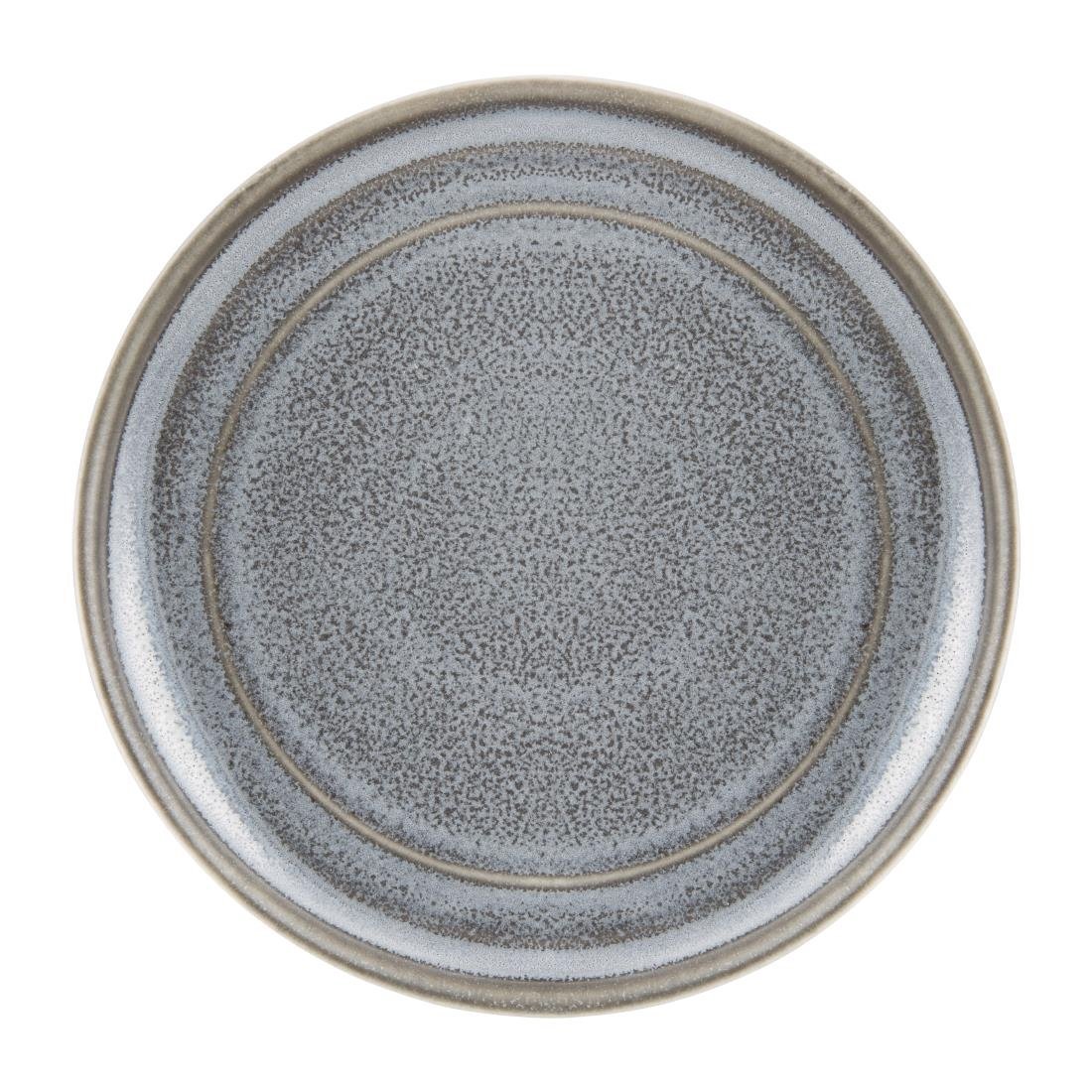 Olympia Cavolo Charcoal Dusk Flat Round Plate - 180mm (Box 6) FD920 - Whisk Hospitality - FD920