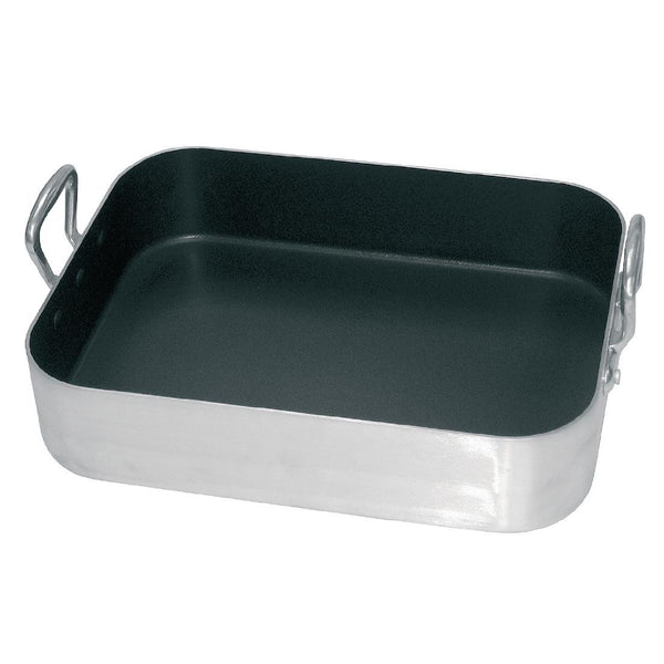 Vogue Roasting Pan Aluminium - 450x350x80mm 10Ltr 338fl oz S364 - Whisk Hospitality - S364