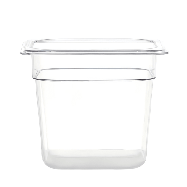 Gastronorme Pan - PolyCarbonate - 1/6 - Clear / 150mm - Whisk Hospitality - 388633