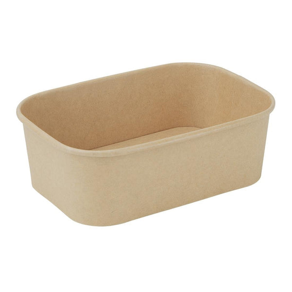 Fiesta Recyclable Rectangular Food Container - 750ml (Pack 300) HW622 - Whisk Hospitality - HW622