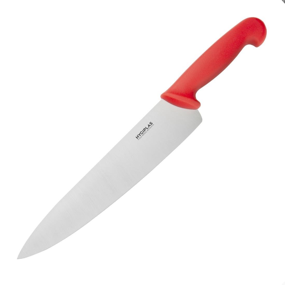 Hygiplas Cooks Knife Red - 254mm C886 - Whisk Hospitality - C886