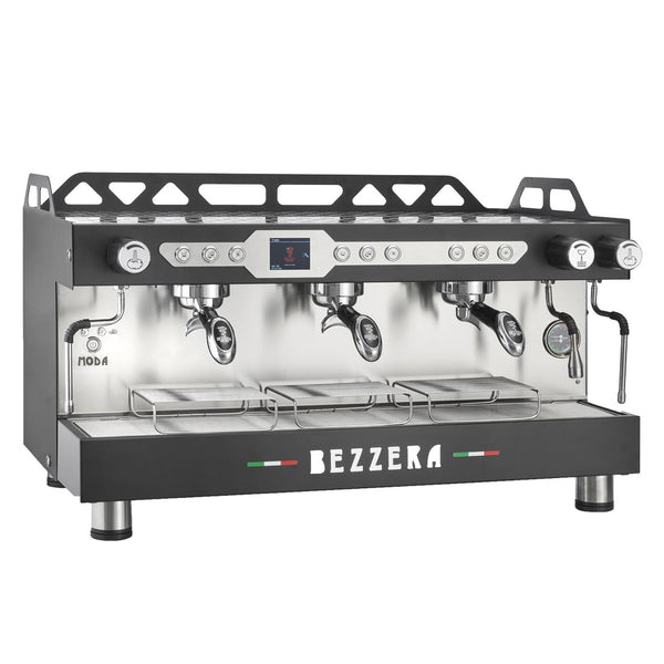 Bezzera 3 Group Moda DE PID Espresso Machine - BZMODAPID3B - Whisk Hospitality - BZMODAPID3B
