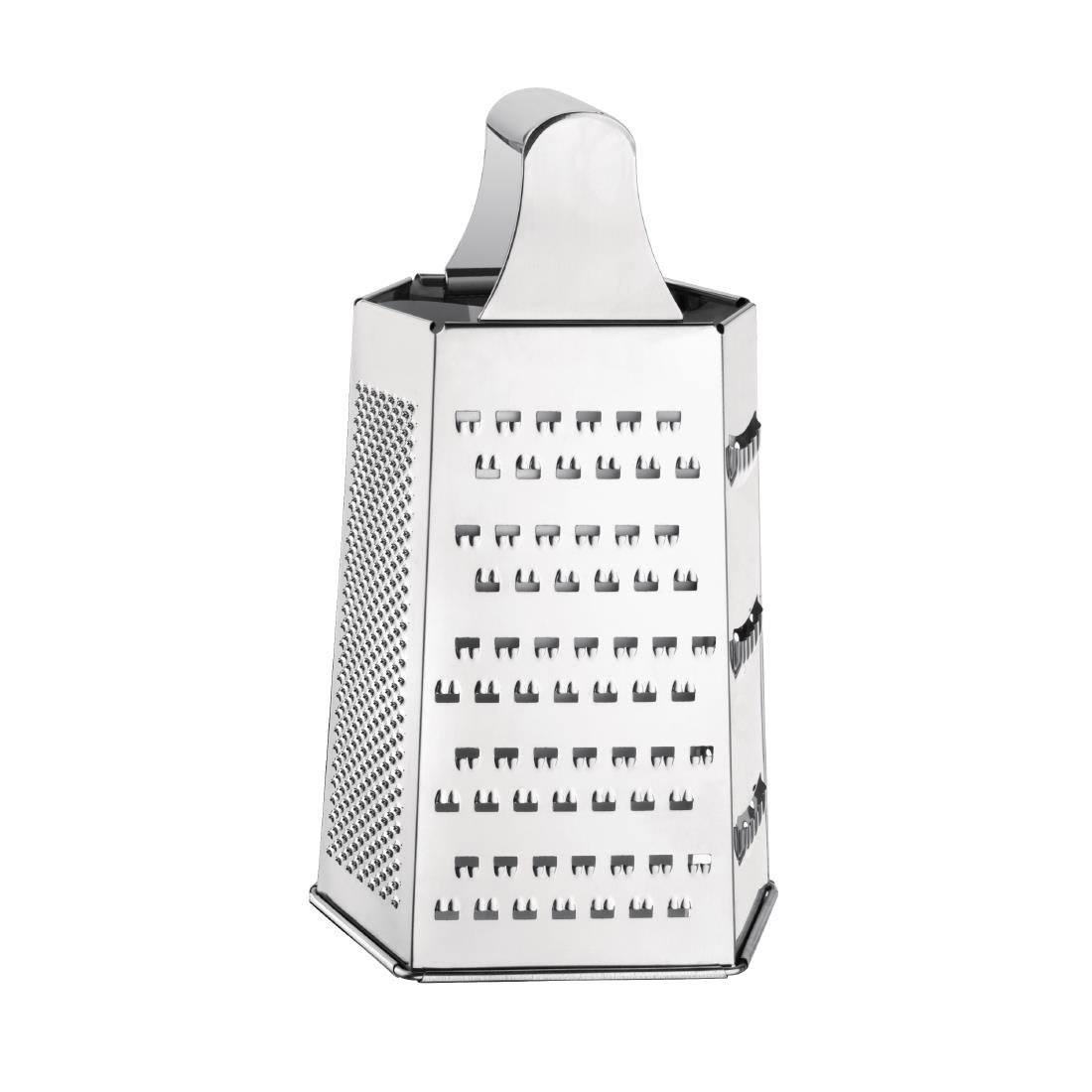 Vogue Box Grater St/St - 230mm 9" (6 Way) DM022 - Whisk Hospitality - DM022