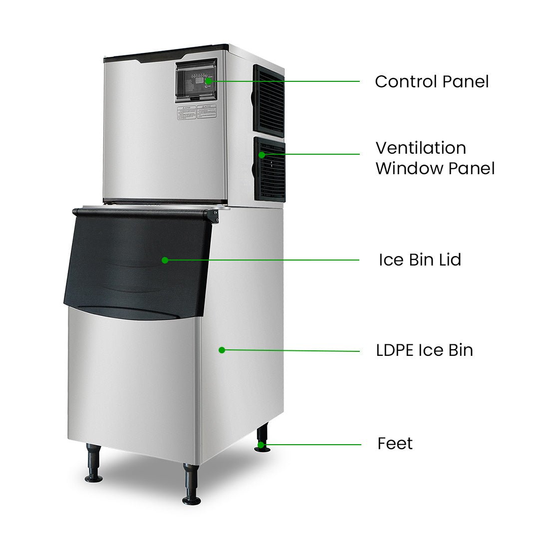 Blizzard Icemakers Air - Cooled Cube - SN - 420P - Whisk Hospitality - SN-420P