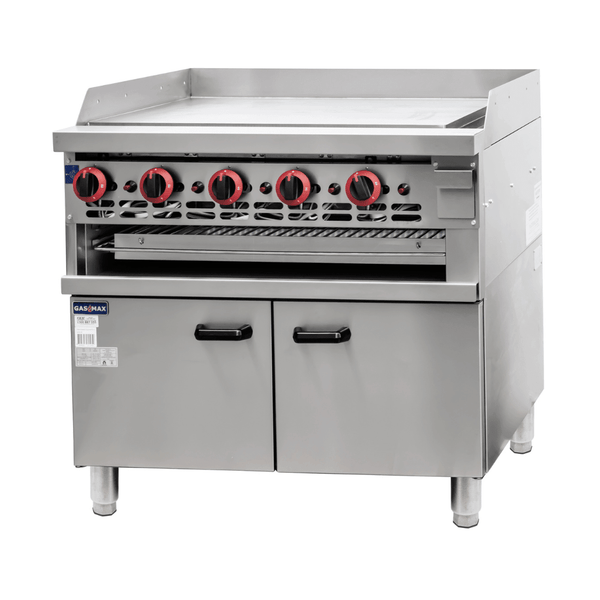 Gasmax Gas Griddle and Gas Toaster with Cabinet GGS-36 - Whisk Hospitality - GGS-36