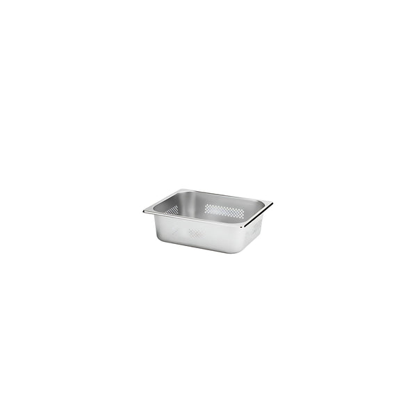 Perforated Gastronorme Pan - S/S - 1/2 / 20mm - Whisk Hospitality - 400659