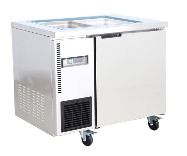 Thermaster 6x1/3 GN Pan Ventilated Refrigerated Saladette TL900TN-6P - Whisk Hospitality - TL900TN-6P
