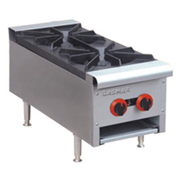 Gasmax Heavy Duty Two LPG Gas Burners Hob RB-2LPG(R) - Whisk Hospitality - RB-2LPG(R)