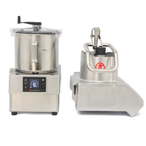 Sammic ULTRA RANGE COMBINATION VEGE PREP MACHINE - 8L BOWL WITH 3 BLADE SET CK - 48V *3 blade set - Whisk Hospitality - CK-48V *3 blade set