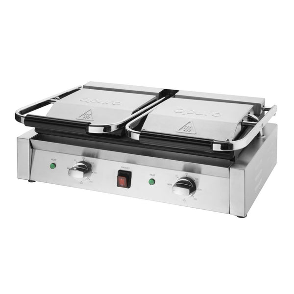 Apuro Bistro Contact Grill - Double (Ribbed/Ribbed) CU604 - A - Whisk Hospitality - CU604-A