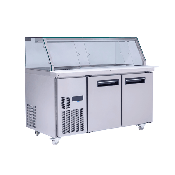 Thermaster Cold Salad & Noodle Bar 4x1/1 GN Pans PG150FA-XG - Whisk Hospitality - PG150FA-XG