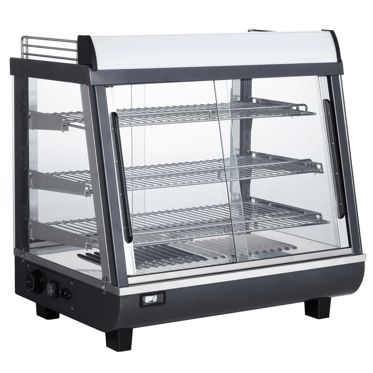 Pavia 100H 96L Counter Top Heated Display - Whisk Hospitality - Pavia-100H