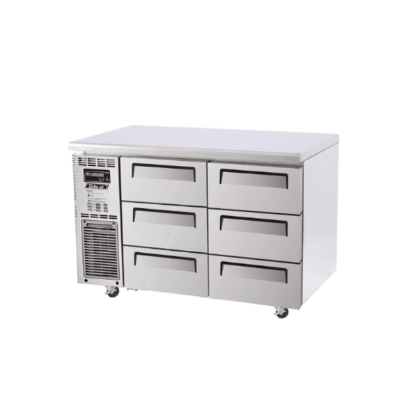 Turbo Air 6 Drawer Undercounter Freezer 1200mm KUF12-3D-6-N - Whisk Hospitality - KUF12-3D-6-N