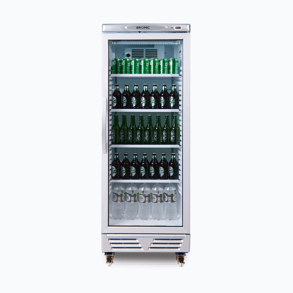Bromic Upright Display Fridge - 290L - 1 Door - Flat Glass - Whisk Hospitality - GM0300-NR