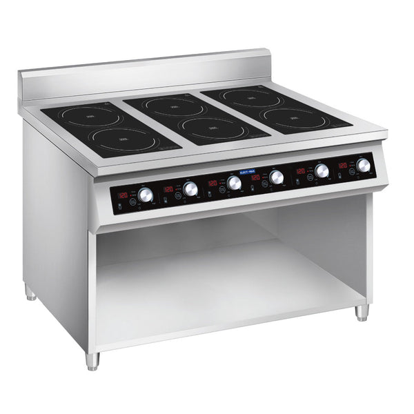 Electmax 700 Series Induction 6-Burner Cooker with Splashback EIC7-1200P - Whisk Hospitality - EIC7-1200P