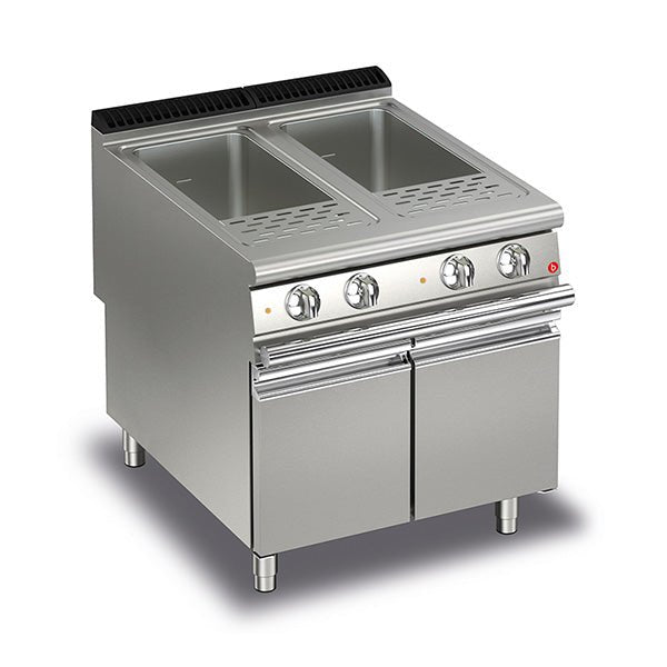 BARON 40+40L Double Basin Electric Pasta Cooker - Whisk Hospitality - Q90CP/E800