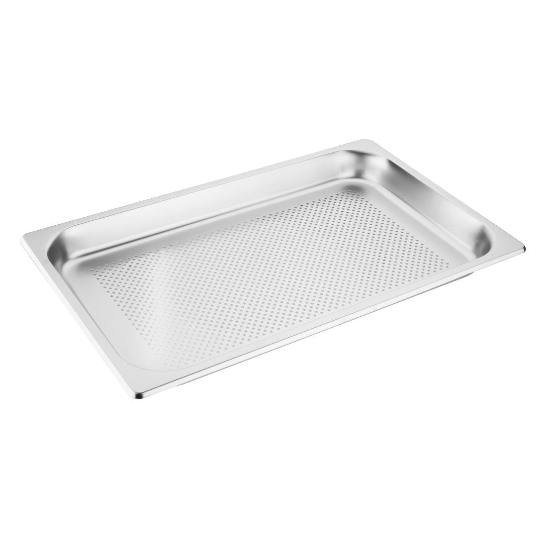 Vogue Perforated St/St - GN 1/1 40mm K839 - A - Whisk Hospitality - K839-A