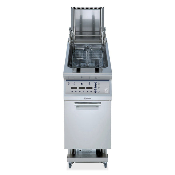 Electrolux 900XP 23L Single Pan Programmable Electric Fryer 400mm E9KKLDBAMCG - Whisk Hospitality - E9KKLDBAMCG