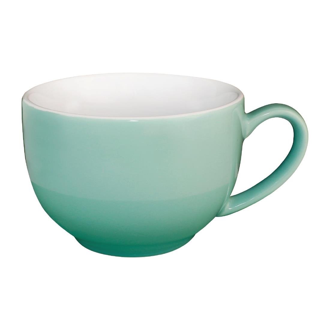 Olympia Cafe Cappuccino Cup Aqua - 340ml (Box 12) GL461 - Whisk Hospitality - GL461