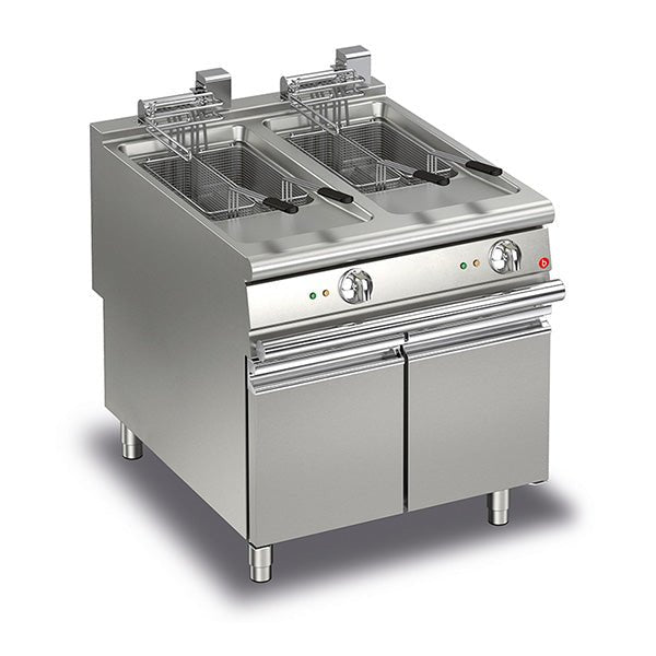 BARON 22+22L Double Basin Electric Deep Fryer - Whisk Hospitality - Q90FRI/E822