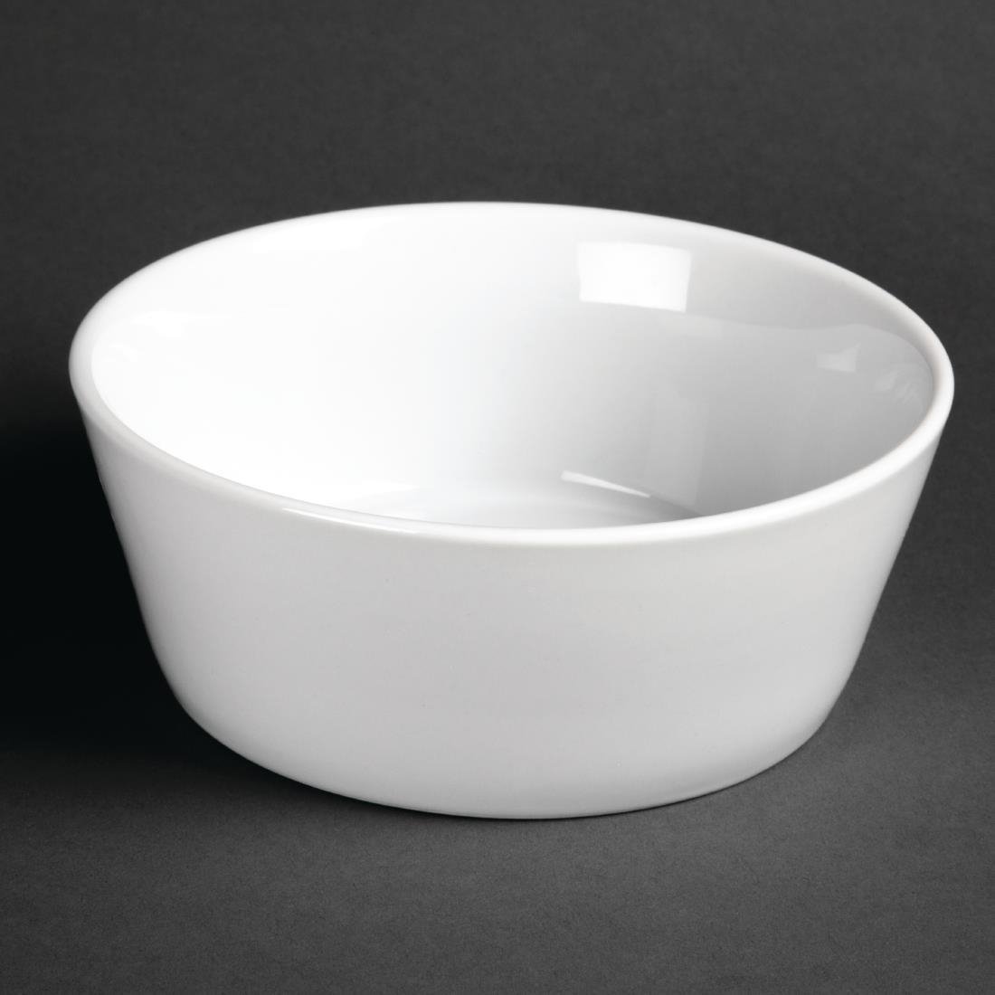 Olympia Whiteware Sloping Edge Bowl - 15cm 6" (Box 12) U164 - Whisk Hospitality - U164