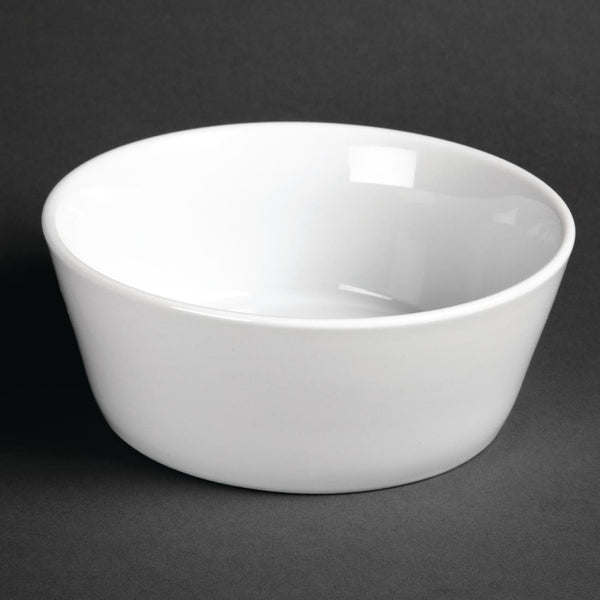 Olympia Whiteware Sloping Edge Bowl - 15cm 6" (Box 12) U164 - Whisk Hospitality - U164