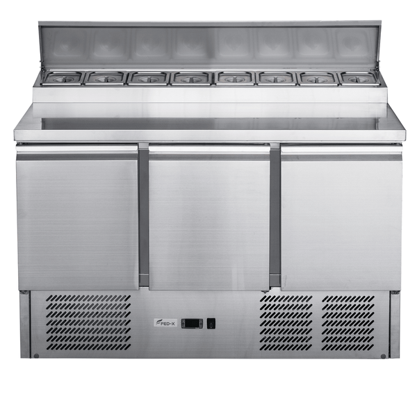 FED - X Three Door Salad Prep Fridge - XGNS1300D - Whisk Hospitality - XGNS1300D