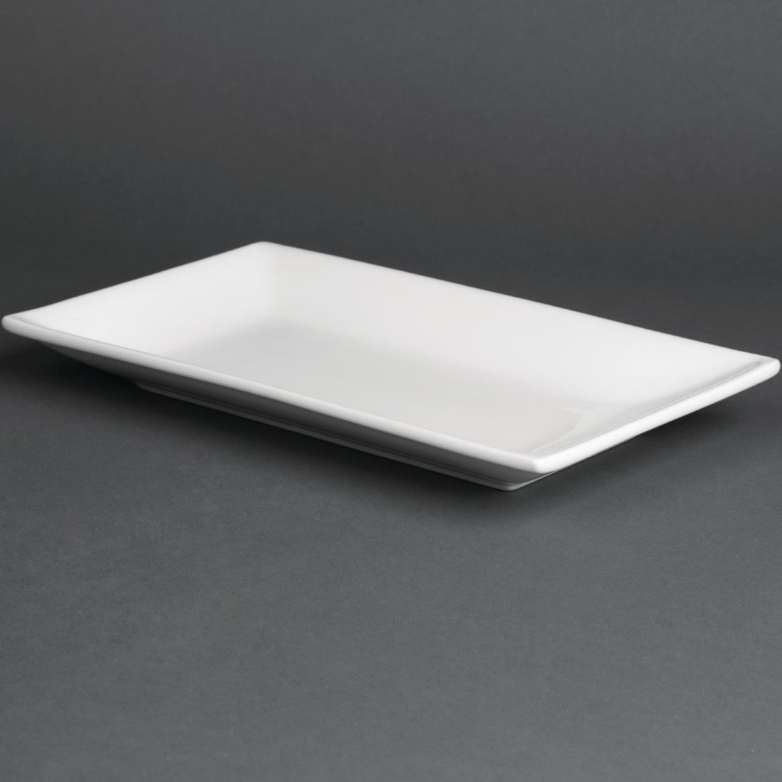 Olympia Serving Rectangular Platter - 25x15cm 10x6" (Box 4) CC894 - Whisk Hospitality - CC894