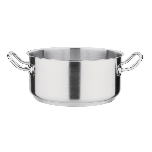 Vogue Casserole Pan St/St - 240mm 4 1/2Ltr 152fl oz T149 - Whisk Hospitality - T149