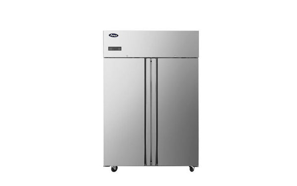 Atosa JBF80FSGR Slimline Upright Double Solid Door Freezer - Whisk Hospitality - 3PA-8767-DHT-JBF80FSGR