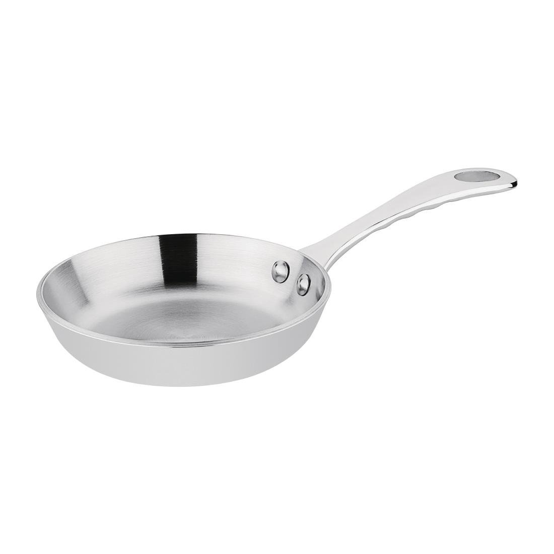 Vogue Tri Wall Mini Frypan - 100mm 4" 1/82Ltr 4fl oz GG027 - Whisk Hospitality - GG027